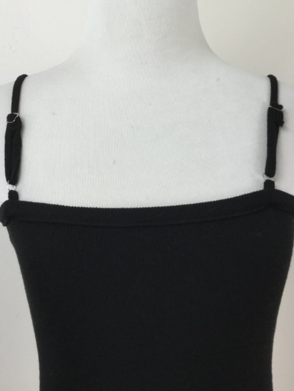 Primavely Corset-Back Black Ribbed Tank Top - Picture 3 of 8